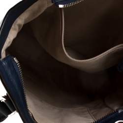 Coach Brown/Blue Leather Tanner Legacy Tote