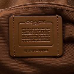 Pre Owned Coach Tan Leather Lexy Tote