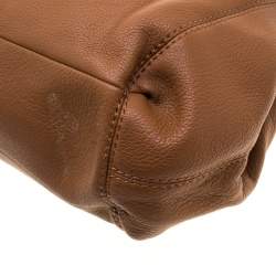 Pre Owned Coach Tan Leather Lexy Tote