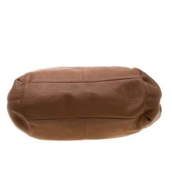 Pre Owned Coach Tan Leather Lexy Tote