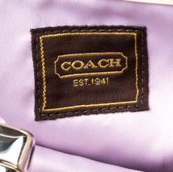 Coach Cream Leather Clutch 