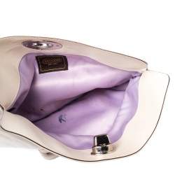 Coach Cream Leather Clutch 
