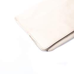 Coach Cream Leather Clutch 