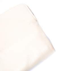 Coach Cream Leather Clutch 