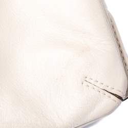 Coach Cream Leather Clutch 