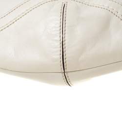 Coach Cream Leather Hobo