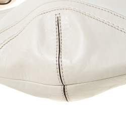 Coach Cream Leather Hobo