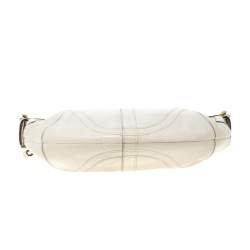Coach Cream Leather Hobo
