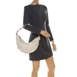 Coach Cream Leather Hobo