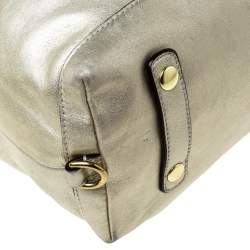 مملوكة مسبقًا Coach Gold Metallic Leather Madison Sabrina Satchel 