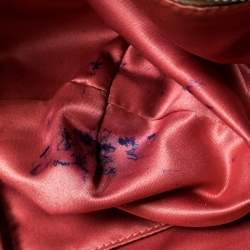 Pre Owned Coach Cream Canvas and Leather Small Kristin Hobo