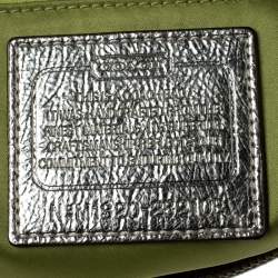 Pre Owned Coach Multicolor Signature Canvas and Leather Shoulder Bag