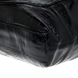 Coach Black Patent Leather Hobo