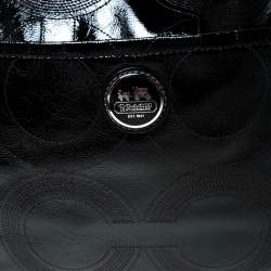 Coach Black Patent Leather Hobo