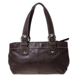 مملوكة مسبقًا Coach Brown Leather Soho Tote 