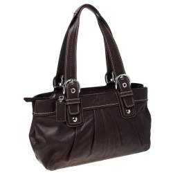 مملوكة مسبقًا Coach Brown Leather Soho Tote 