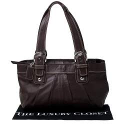 مملوكة مسبقًا Coach Brown Leather Soho Tote 
