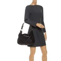 Coach Black Soft Leather Hobo