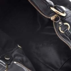 Coach Black Soft Leather Hobo