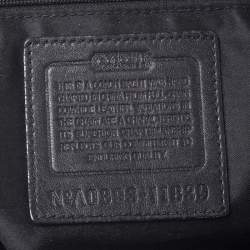 Coach Black Soft Leather Hobo