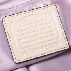 Pre Owned Coach Ivory Leather Kristin Hobo