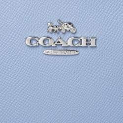 Pre Owned حقيبة كوتش Leah جلد زرقاء