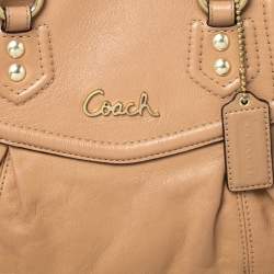Pre Owned Coach Brown Leather Ashley Tote