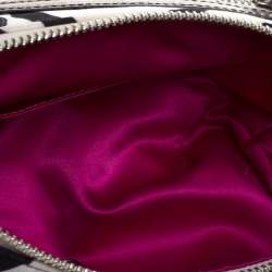 Pre Owned Coach Multicolor Printed Satin Shoulder Bag