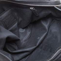 Pre Owned Coach Black Leather Chelsea Caryall Bag