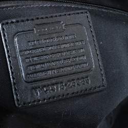 Pre Owned Coach Black Leather Chelsea Caryall Bag