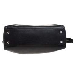 Pre Owned Coach Black Leather Chelsea Caryall Bag