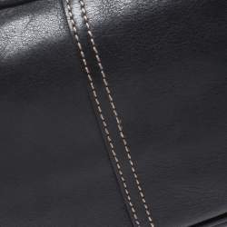 Pre Owned Coach Black Leather Pochette