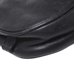 Pre Owned Coach Black Leather Pochette