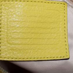 Pre Owned Coach Yellow Leather Avery Hobo