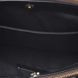 Coach Dark Brown Coated Canvas Mini Christie Carryall Satchel