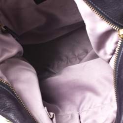 مملوكة مسبقًا Coach Purple Leather Large Brooke Hobo