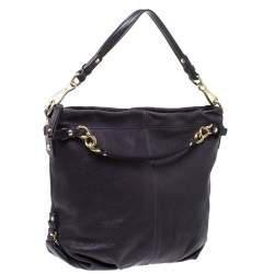 مملوكة مسبقًا Coach Purple Leather Large Brooke Hobo