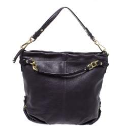 مملوكة مسبقًا Coach Purple Leather Large Brooke Hobo