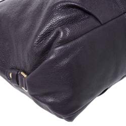 مملوكة مسبقًا Coach Purple Leather Large Brooke Hobo