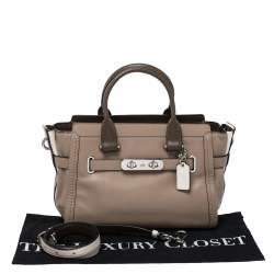Coach Multicolor Leather Swagger 27 Carryall Satchel