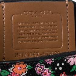 Coach Multicolor Floral Print Coated Canvas Mini Bennett Satchel
