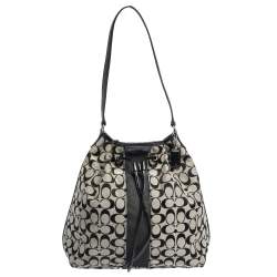 Coach, Bags, Coach Purse Speedy Leather Grayblack Print