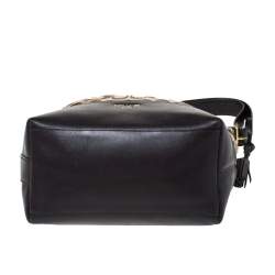 Coach Dark Brown/Beige Signature Canvas and Leather Legacy Hobo