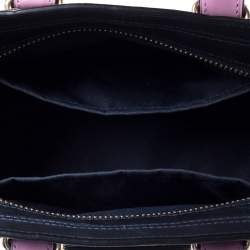 Pre Owned Coach Burgundy/Pink Leather Swagger 20 Carryall Top Handle Bag