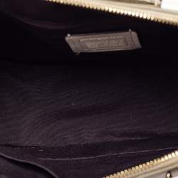 Pre Owned Coach Beige/Brown Coated Canvas and Leather Sierra Satchel