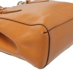 Coach Orange Leather Mini Christie Carryall Satchel