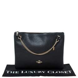 Coach Black Leather Crossbody Bag