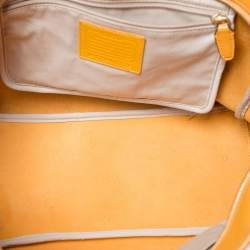 مملوكة مسبقًا حقيبة يد كوتش شوبر جلد برتقالي 