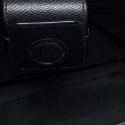 Coach Navy Blue Leather Turnlock Carryall Satchel