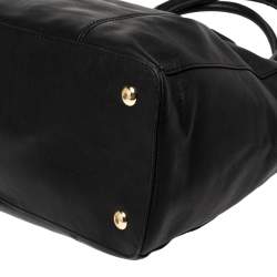 Coach Black Leather Double Zip Satchel